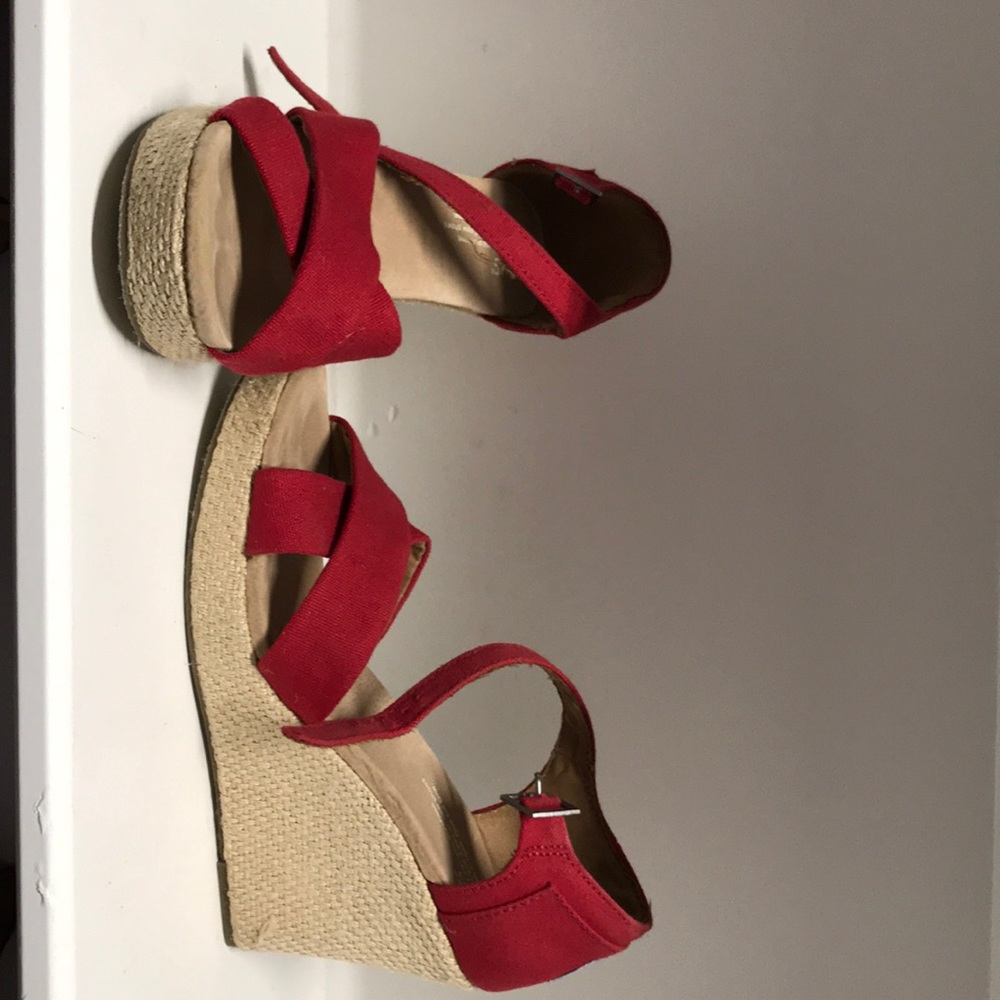Red Tom high heels